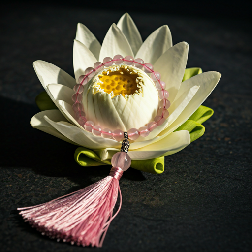 Rose Quartz Crystal Mala